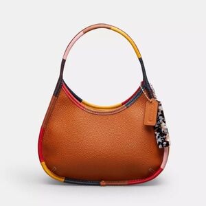 Authentic Coach Ergo Bag In Coachtopia Leather With Colorful Binding